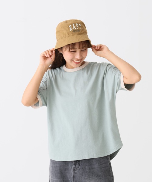 HEART MARKET(ハートマーケット)の「ハート袖刺繍BIG T(Tシャツ/カットソー・レディース・ブラック系/ミント/ネイビー/ナチュラル・FREE)」の10枚目の写真