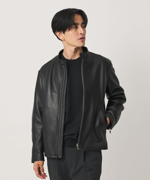 BEAUTY&YOUTH UNITED ARROWS(ビューティーアンドユースユナイテッドアローズ)の「シープ レザー シングル ライダース ジャケット(ライダースジャケット・メンズ・ブラック・XL/S/M/L)」の18枚目の写真