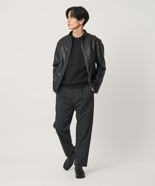 BEAUTY&YOUTH UNITED ARROWS(ビューティーアンドユースユナイテッドアローズ)の「シープ レザー シングル ライダース ジャケット(ライダースジャケット・メンズ・ブラック・XL/S/M/L)」の19枚目の写真