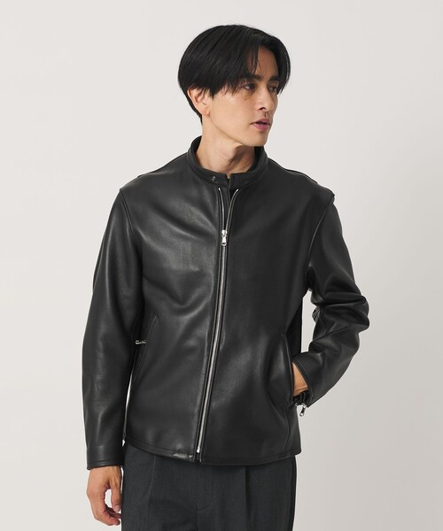 BEAUTY&YOUTH UNITED ARROWS(ビューティーアンドユースユナイテッドアローズ)の「シープ レザー シングル ライダース ジャケット(ライダースジャケット・メンズ・ブラック・XL/S/M/L)」の13枚目の写真