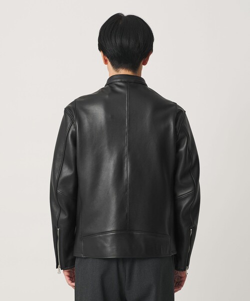 BEAUTY&YOUTH UNITED ARROWS(ビューティーアンドユースユナイテッドアローズ)の「シープ レザー シングル ライダース ジャケット(ライダースジャケット・メンズ・ブラック・XL/S/M/L)」の16枚目の写真