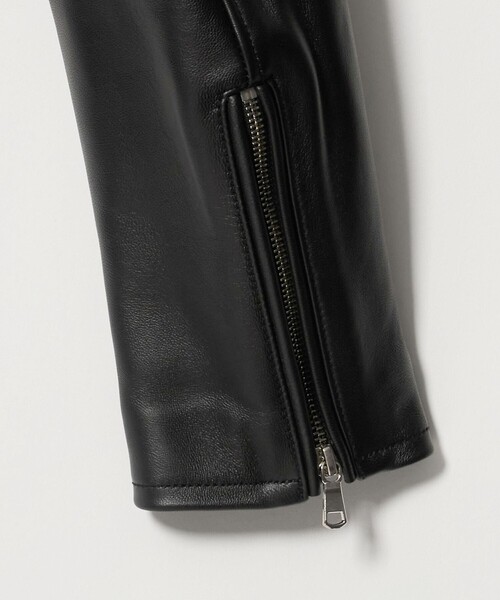 BEAUTY&YOUTH UNITED ARROWS(ビューティーアンドユースユナイテッドアローズ)の「シープ レザー シングル ライダース ジャケット(ライダースジャケット・メンズ・ブラック・XL/S/M/L)」の8枚目の写真