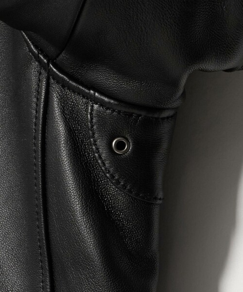 BEAUTY&YOUTH UNITED ARROWS(ビューティーアンドユースユナイテッドアローズ)の「シープ レザー シングル ライダース ジャケット(ライダースジャケット・メンズ・ブラック・XL/S/M/L)」の10枚目の写真