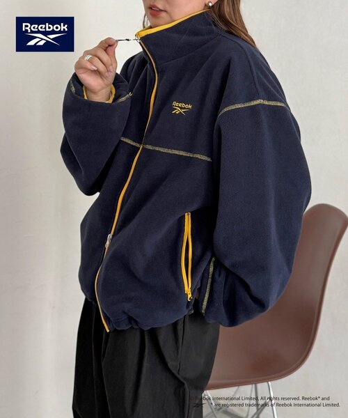 Reebok(リーボック)の「【Reebok】フリースジャケット(その他アウター・レディース・ネイビー/チャコールグレー/ブラウン/アイボリー・FREE)」の4枚目の写真
