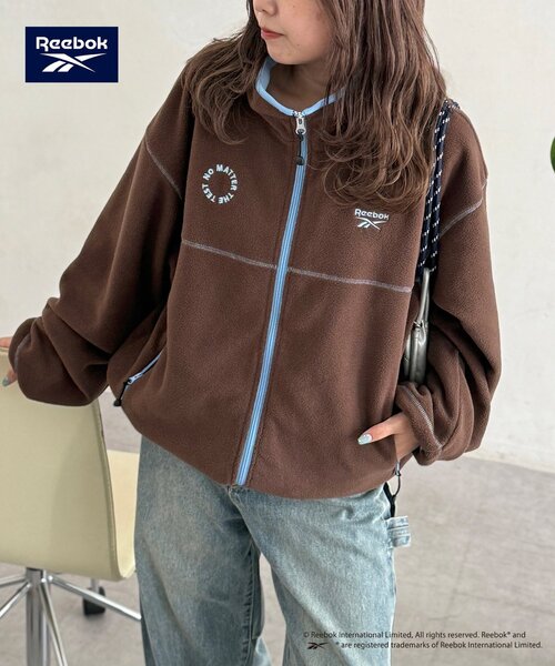 Reebok(リーボック)の「【Reebok】フリースジャケット(その他アウター・レディース・ネイビー/チャコールグレー/ブラウン/アイボリー・FREE)」の3枚目の写真