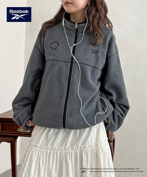 Reebok(リーボック)の「【Reebok】フリースジャケット(その他アウター・レディース・ネイビー/チャコールグレー/ブラウン/アイボリー・FREE)」の6枚目の写真