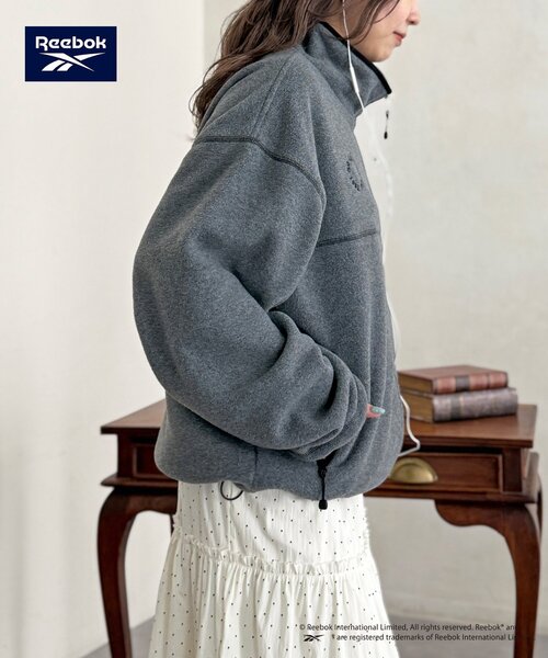 Reebok(リーボック)の「【Reebok】フリースジャケット(その他アウター・レディース・ネイビー/チャコールグレー/ブラウン/アイボリー・FREE)」の9枚目の写真