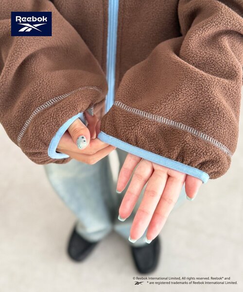 Reebok(リーボック)の「【Reebok】フリースジャケット(その他アウター・レディース・ネイビー/チャコールグレー/ブラウン/アイボリー・FREE)」の17枚目の写真