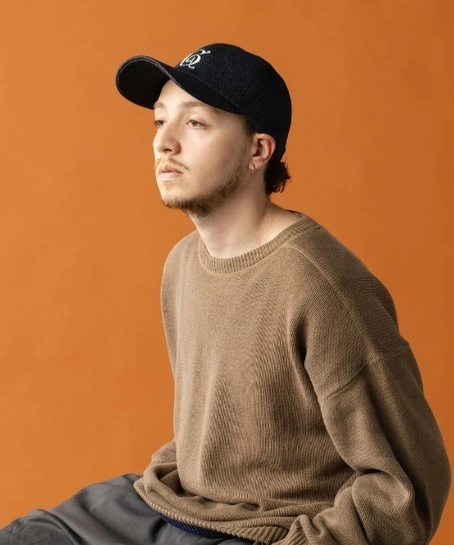 CPH(シーピーエイチ)の「CPH/シーピーエイチ/DEEP 6 PANEL CAP / HEATHER TWILL / BLACK(キャップ・メンズ・ブラック・F)」の6枚目の写真