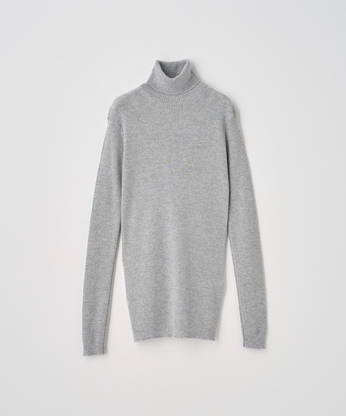 JOHN SMEDLEY(ジョンスメドレー)の「リブタートルネック長袖プルオーバー(ニット/セーター・レディース・グレー系その他4・S)」の1枚目の写真