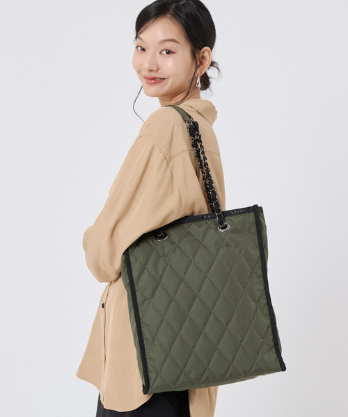 LeSportsac レスポートサック トートバッグ グレー　キルティング LeSportsac｜レスポートサックのトートバッグ（キルティング）通販