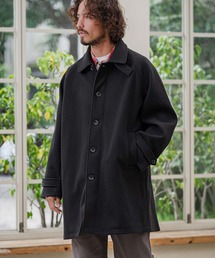 mj11904- ドロップショルダーステンカラーコート