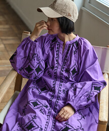 Freada | Freada/フリーダ インド ワントーン刺繍 ワンピース(ワンピース)