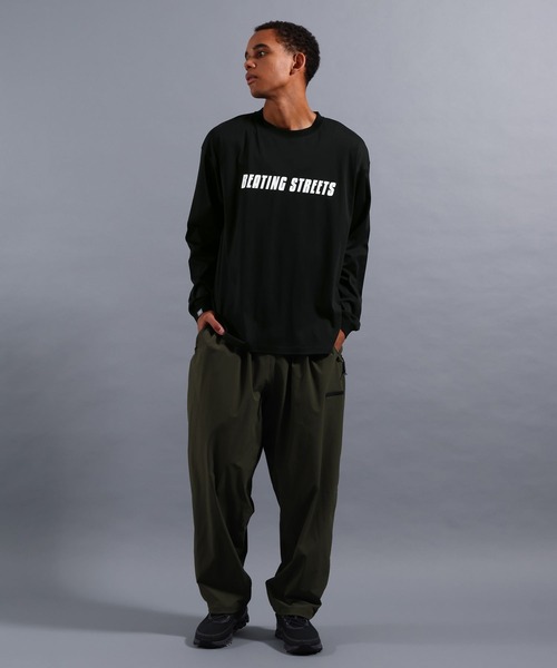 NUMERALS（ヌメラルズ）の「[NUMERALS]NO WORRIES BEATING STREETS TEE（Tシャツ/カットソー・メンズ・ホワイト/ブラック/ピンク・MEDIUM/LARGE）」の11枚目の写真