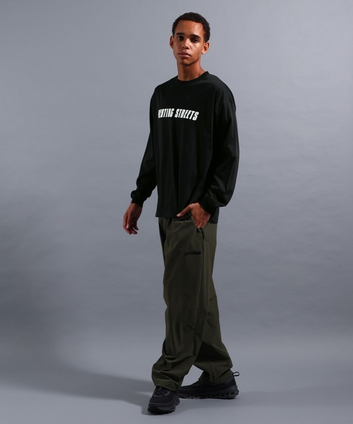 NUMERALS（ヌメラルズ）の「[NUMERALS]NO WORRIES BEATING STREETS TEE（Tシャツ/カットソー・メンズ・ホワイト/ブラック/ピンク・MEDIUM/LARGE）」の12枚目の写真
