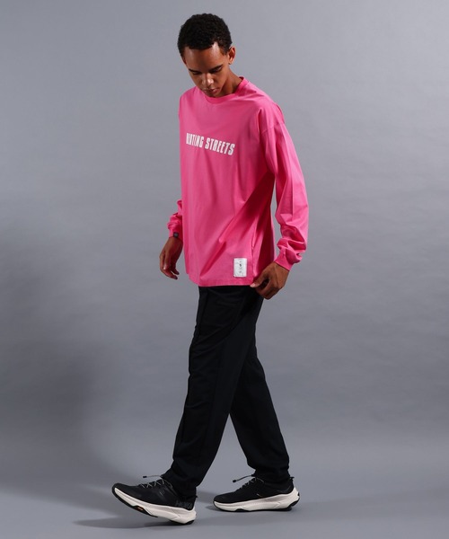 NUMERALS（ヌメラルズ）の「[NUMERALS]NO WORRIES BEATING STREETS TEE（Tシャツ/カットソー・メンズ・ホワイト/ブラック/ピンク・MEDIUM/LARGE）」の7枚目の写真