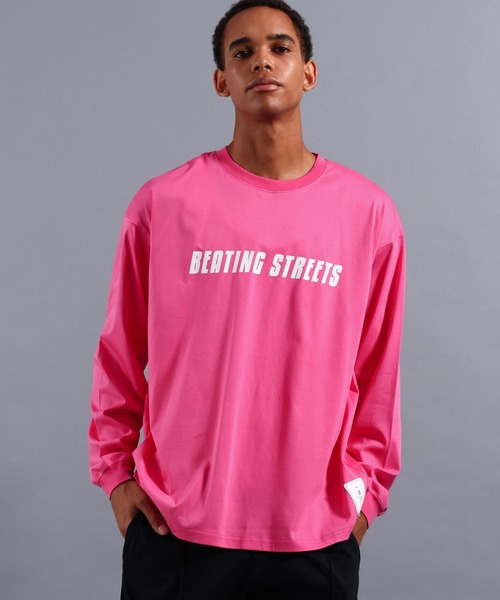 NUMERALS（ヌメラルズ）の「[NUMERALS]NO WORRIES BEATING STREETS TEE（Tシャツ/カットソー・メンズ・ホワイト/ブラック/ピンク・MEDIUM/LARGE）」の8枚目の写真