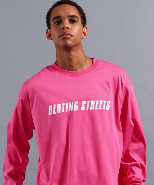NUMERALS（ヌメラルズ）の「[NUMERALS]NO WORRIES BEATING STREETS TEE（Tシャツ/カットソー・メンズ・ホワイト/ブラック/ピンク・MEDIUM/LARGE）」の9枚目の写真