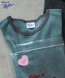 MILLER（ミラー）の「MILLER × FREAK'S STORE/ミラー 別注 Panel Rib LongSleeve T-shirt/クルーネック 配色 ボーダーロンT（Tシャツ/カットソー）」