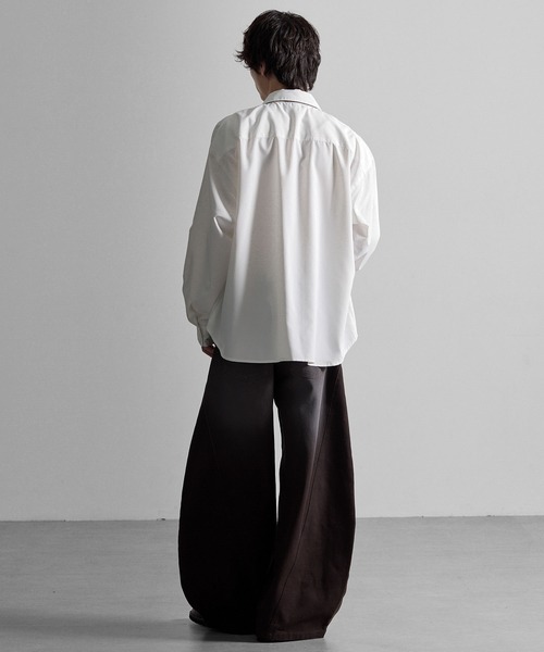 RUUBON(ルーボン)の「【 RUUBON】cotton twill barrel pants / コットンツイルバレルパンツ(デニムパンツ・メンズ・ブラウン/ベージュ・L/S/M)」の12枚目の写真