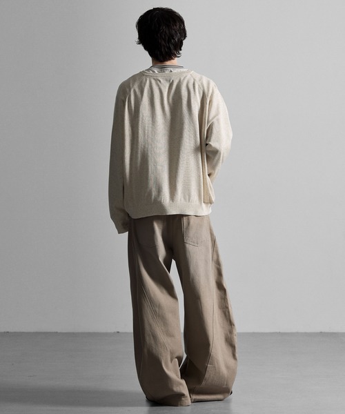 RUUBON(ルーボン)の「【 RUUBON】cotton twill barrel pants / コットンツイルバレルパンツ(デニムパンツ・メンズ・ブラウン/ベージュ・L/S/M)」の17枚目の写真