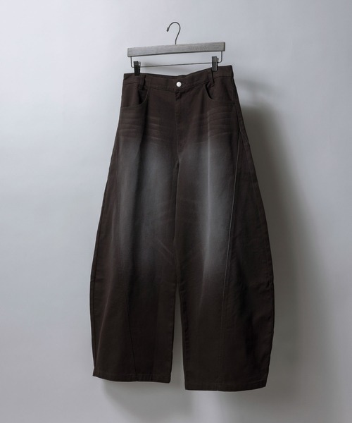 RUUBON(ルーボン)の「【 RUUBON】cotton twill barrel pants / コットンツイルバレルパンツ(デニムパンツ・メンズ・ブラウン/ベージュ・L/S/M)」の19枚目の写真