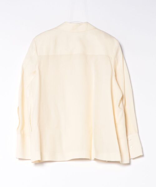 CLANE(クラネ)の「CLANE/クラネ/TENCEL SHIRT JACKET(シャツ/ブラウス・レディース・アイボリー/ブラウン系その他5・1)」の3枚目の写真