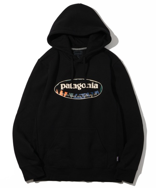 patagonia(パタゴニア)の「【Patagonia/パタゴニア】M'S'95 OVAL LOGO UPRISAL HOODY/オーバルロゴ アップライザル フーディ(パーカー・メンズ・ブラック・S/XL)」の1枚目の写真