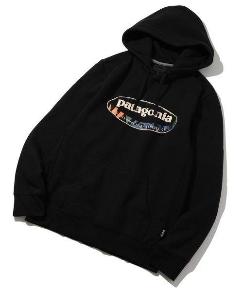 patagonia(パタゴニア)の「【Patagonia/パタゴニア】M'S'95 OVAL LOGO UPRISAL HOODY/オーバルロゴ アップライザル フーディ(パーカー・メンズ・ブラック・S/XL)」の2枚目の写真