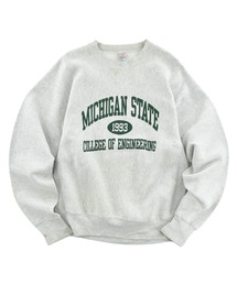 【USED】90's SOFFE “MICHIGAN STATE COLLEGE OF ENGINEERING” リバースタイプ スウェット USA製