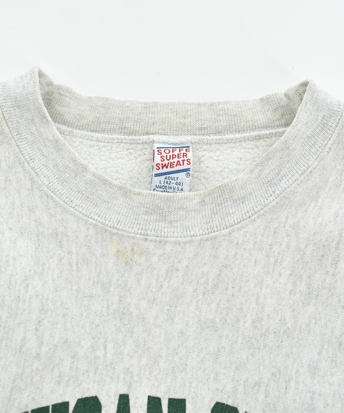 VINTAGE(ヴィンテージ)の「【USED】90's SOFFE “MICHIGAN STATE COLLEGE OF ENGINEERING” リバースタイプ スウェット USA製(スウェット・メンズ・グレー・LARGE)」の11枚目の写真