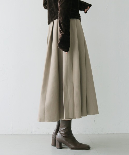 cheriella(シェリエラ)の「【cheriella】プリーツスカート PLEATED SKIRT(スカート・レディース・グレイッシュベージュ/ブラウン/チャコールグレー・FREE)」の13枚目の写真