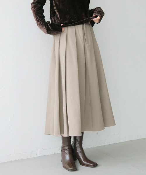 cheriella(シェリエラ)の「【cheriella】プリーツスカート PLEATED SKIRT(スカート・レディース・グレイッシュベージュ/ブラウン/チャコールグレー・FREE)」の17枚目の写真