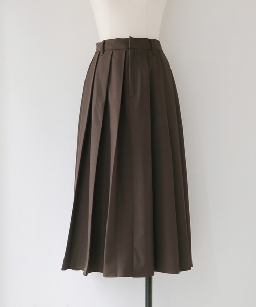 cheriella(シェリエラ)の「【cheriella】プリーツスカート PLEATED SKIRT(スカート・レディース・グレイッシュベージュ/ブラウン/チャコールグレー・FREE)」の7枚目の写真