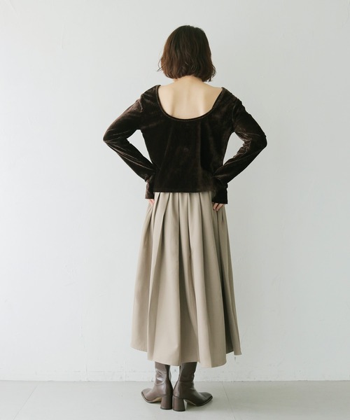 cheriella(シェリエラ)の「【cheriella】プリーツスカート PLEATED SKIRT(スカート・レディース・グレイッシュベージュ/ブラウン/チャコールグレー・FREE)」の12枚目の写真