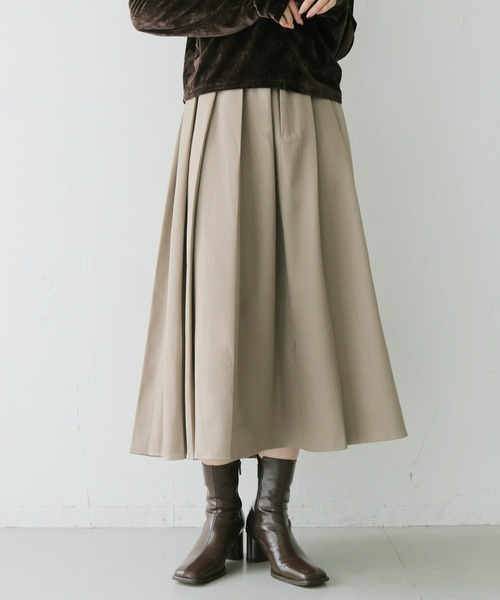 cheriella(シェリエラ)の「【cheriella】プリーツスカート PLEATED SKIRT(スカート・レディース・グレイッシュベージュ/ブラウン/チャコールグレー・FREE)」の19枚目の写真
