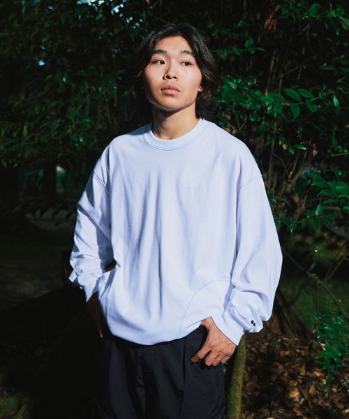 ELEMENT(エレメント)の「ELEMENT メンズ WWFE LS ロンT 【2026年秋冬モデル】/エレメント撥水防風長袖ロンT(Tシャツ/カットソー・メンズ・ホワイト/ブラック・MEDIUM/LARGE/X-LARGE)」の1枚目の写真