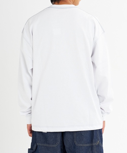 ELEMENT(エレメント)の「ELEMENT メンズ WWFE LS ロンT 【2026年秋冬モデル】/エレメント撥水防風長袖ロンT(Tシャツ/カットソー・メンズ・ホワイト/ブラック・MEDIUM/LARGE/X-LARGE)」の7枚目の写真
