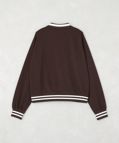 earth music&ecology（アースミュージックアンドエコロジー）の「LOGANハーフZIPプルオーバー（Tシャツ/カットソー・レディース・ブラウン/ダークネイビー・FREE）」の14枚目の写真