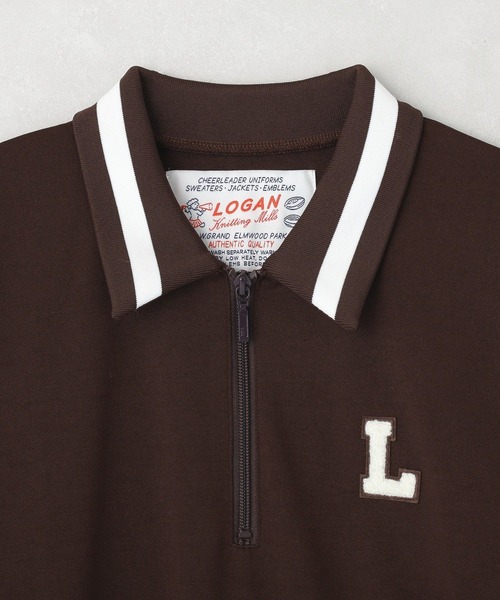 earth music&ecology（アースミュージックアンドエコロジー）の「LOGANハーフZIPプルオーバー（Tシャツ/カットソー・レディース・ブラウン/ダークネイビー・FREE）」の13枚目の写真