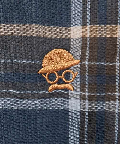 TAKEO KIKUCHI(タケオキクチ)の「【LIMITED】ワンポイント刺繍 タータンチェックシャツ(シャツ/ブラウス・メンズ・ブラック系1/ブルー系その他3/モスグリーン系1・01/04/03/02)」の12枚目の写真