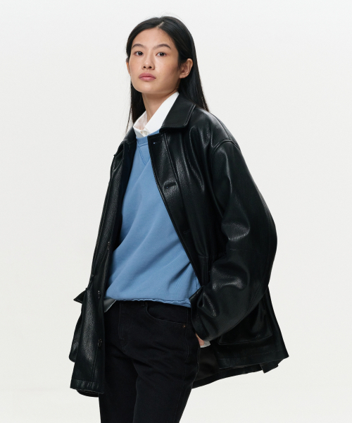 ERA(エラ)の「ユニセックス ERA ローエッジ スウェットシャツ - フェードブルー(スウェット・レディース・その他・SMALL/MEDIUM/LARGE)」の5枚目の写真