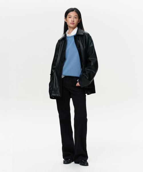 ERA(エラ)の「ユニセックス ERA ローエッジ スウェットシャツ - フェードブルー(スウェット・レディース・その他・SMALL/MEDIUM/LARGE)」の8枚目の写真