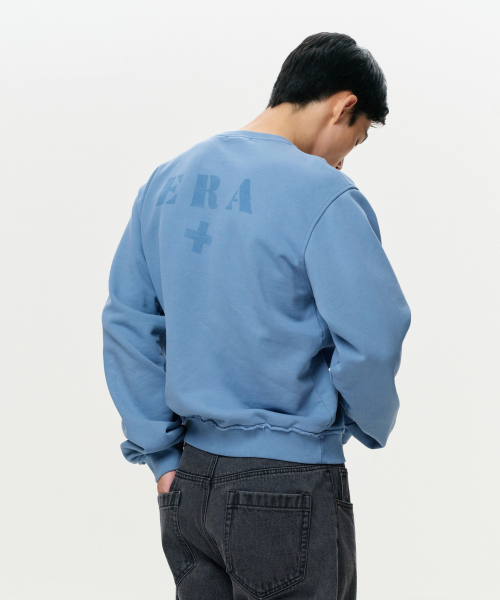 ERA(エラ)の「ユニセックス ERA ローエッジ スウェットシャツ - フェードブルー(スウェット・レディース・その他・SMALL/MEDIUM/LARGE)」の11枚目の写真
