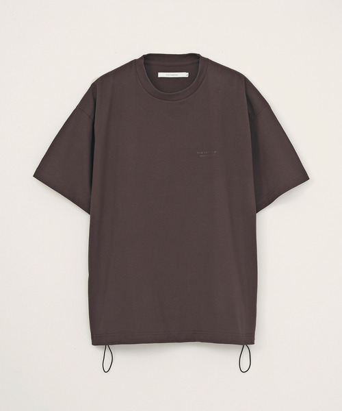 VICTIM(ヴィクティム)の「VICTIM ヴィクティム / DROW CORD TEE 2WAYドローコードTシャツ / VTM-26-CS-114(Tシャツ/カットソー・メンズ・ホワイト/ブラック/ブラウン/チャコール・1/2/3)」の5枚目の写真
