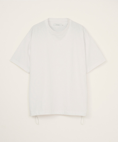 VICTIM(ヴィクティム)の「VICTIM ヴィクティム / DROW CORD TEE 2WAYドローコードTシャツ / VTM-26-CS-114(Tシャツ/カットソー・メンズ・ホワイト/ブラック/ブラウン/チャコール・1/2/3)」の9枚目の写真