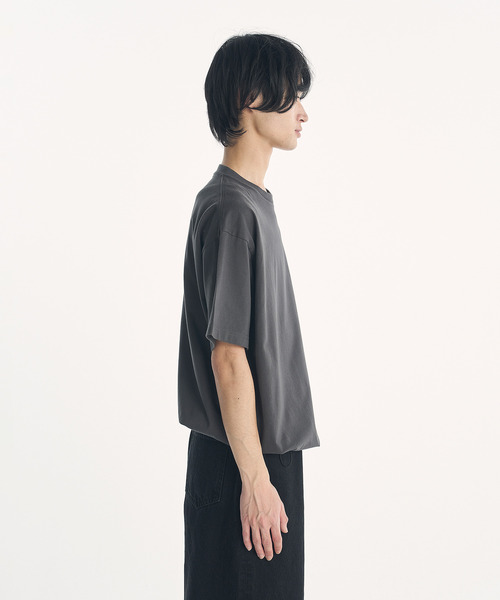 VICTIM(ヴィクティム)の「VICTIM ヴィクティム / DROW CORD TEE 2WAYドローコードTシャツ / VTM-26-CS-114(Tシャツ/カットソー・メンズ・ホワイト/ブラック/ブラウン/チャコール・1/2/3)」の20枚目の写真