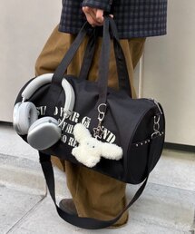 CIAOPANIC TYPY | キャンバスロゴドラムショルダーBAG(ボストンバッグ)