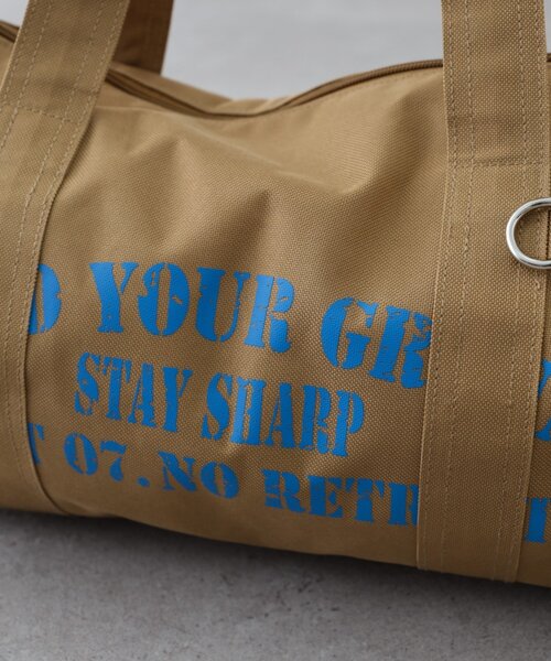 CIAOPANIC TYPY(チャオパニックティピー)の「キャンバスロゴドラムショルダーBAG(ボストンバッグ・レディース・チャコールグレー/パープル/ブラウン・ONE SIZE)」の8枚目の写真