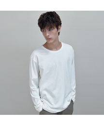 ロウ エッジ ロングスリーブ Tシャツ_IVORY(WB6TP54)